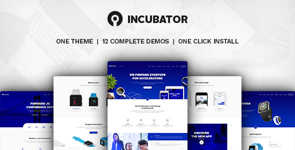 Unleash your startup's potential with the Incubator theme! Access it via Bevaultx and transform your site with highly customizable