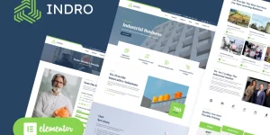 Indro is the one solution for all types of Industry and Factory business. It is a WordPress theme built using Elementor page builder specifically for mechanical