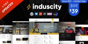 Induscity is the best WordPress Theme specifically made for some sectors like industry