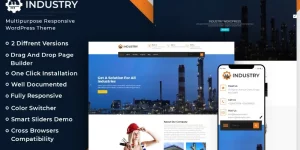 Build your website with this SEO-optimized Industry WordPress theme