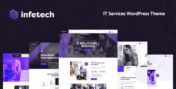 Infetech is a creative IT Services WordPress theme. This theme toolkit is perfect for many business industries such as IT services