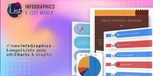 iList is first of its kind WordPress Infographic Creator Plugin to make Infographics and elegant Lists effortlessly to visualize data. This infographics maker is a simple and fast yet powerful content creation and content curation tool