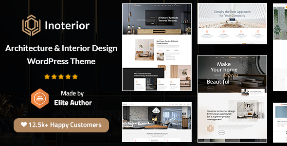 Inoterior - Interior Design WordPress Theme: A Visual Treat for Designers Hey there