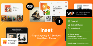 Inset is best suited for a contemporary digital agency