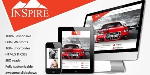 Inspire is a modern professional responsive and flexible WordPress theme