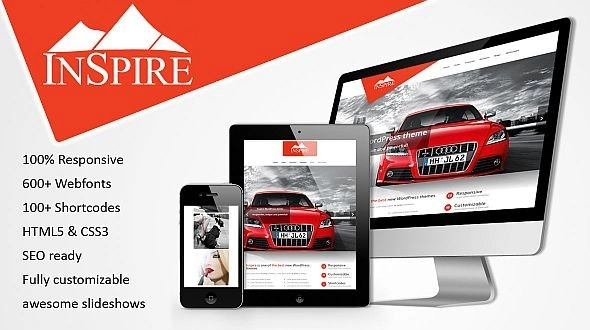 Inspire is a modern professional responsive and flexible WordPress theme