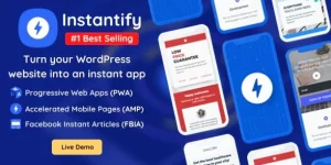 Unlock unparalleled performance with Instantify by DaftPlug! This all-in-one WordPress plugin seamlessly integrates Progressive Web Apps