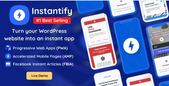 Unlock unparalleled performance with Instantify by DaftPlug! This all-in-one WordPress plugin seamlessly integrates Progressive Web Apps