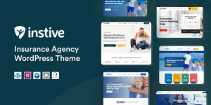 Instive is a Unique Insurance Agency WordPress theme specially designed for Insurance Company