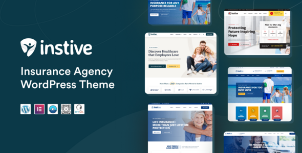 Instive is a Unique Insurance Agency WordPress theme specially designed for Insurance Company