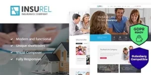 Discover InsuRel - the fresh and modern WordPress theme for insurance