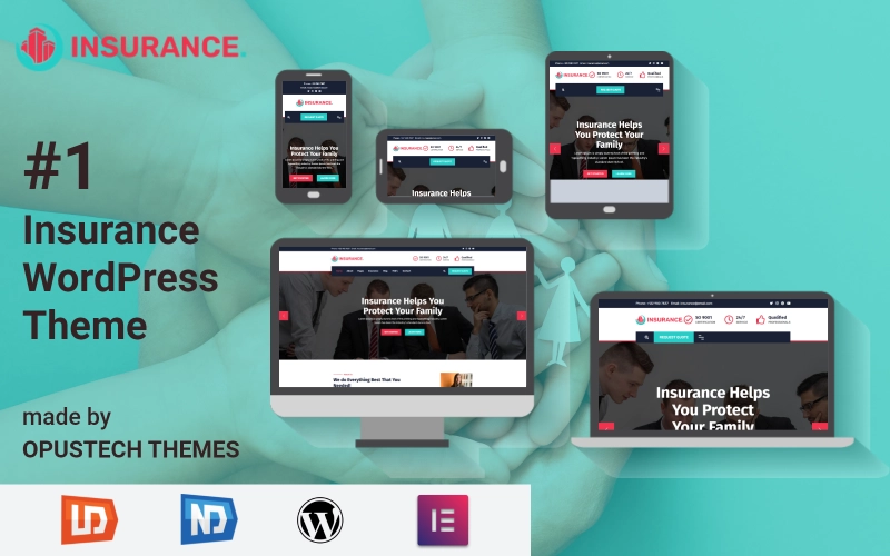 Insurance Company - Responsive Insurance Consulting WordPress theme WordPress Theme