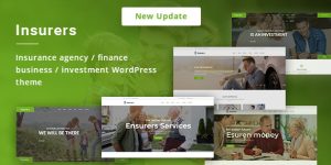 Transform your insurance agency's online presence with the Insurers WordPress Theme – customizable