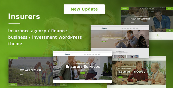 Transform your insurance agency's online presence with the Insurers WordPress Theme – customizable