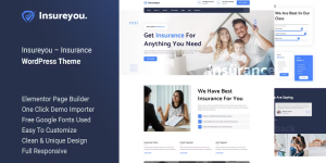 Discover Insureyou – a premium Insurance WordPress Theme designed for agencies and brokers. With customizable layouts