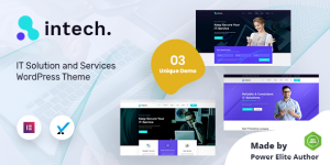 Elevate your IT services online with Intech - the ultimate WordPress theme. Fast-loading