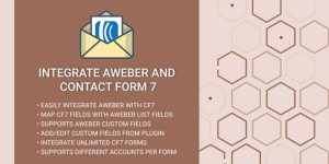 Streamline email marketing with the Integrate AWeber and Contact Form 7 plugin. Automate contact data transfer and simplify email list building. Try it via Bevaultx!