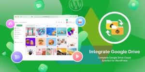 Integrate Google Drive – is the best and easy-to-use Google Drive cloud solution plugin for WordPress to integrate your Google Drive documents and media directly into your WordPress Website.