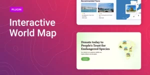 The Mapper is a WordPress plugin for Elementor to add an informative colorful interactive map anywhere on your site page. Create unlimited maps for countries