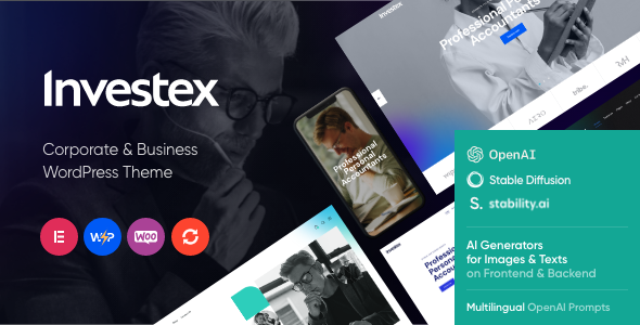 Investex is a stylish  responsive Business Consulting  Investment WordPress Theme. It is designed for company