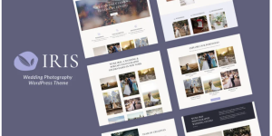 Capture your special day with Iris - Wedding Photography WordPress Theme! Featuring stunning galleries