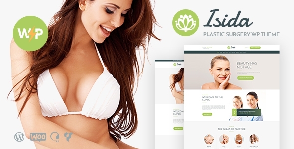 Create a stunning plastic surgery clinic website with Isida Medical WordPress Theme. Responsive