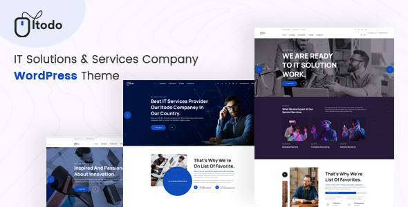 Itodo – IT solutions  services company WordPress theme is the best design for Business . Itodo is a modern