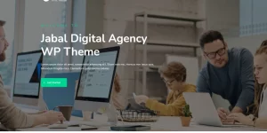 Jabal is a Digital Agency One Page WordPress Theme