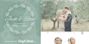 Build your dream wedding website with Jack  Rose. Fast