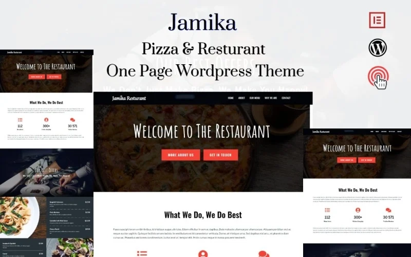 Jamika is a organic restaurant WordPress theme. Jamika theme is very fast and all pages and images are optimized. It is built with Elementor Page Builder. It is commonly used for any type of organic restaurant business. If you find an organic restaurant WordPress theme or BBQ restaurant WordPress theme