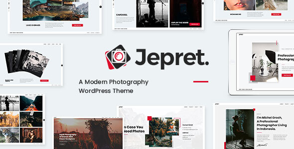 Enhance your photography website with Jepret! This stunning