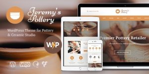 Showcase your pottery with the Pottery and Ceramics WordPress Theme. Features eCommerce readiness