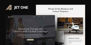 Looking for a sleek and professional WordPress theme for your aviation business? Look no further than the Jet One Private Airline WordPress Theme. This premium theme is designed to cater to private airlines