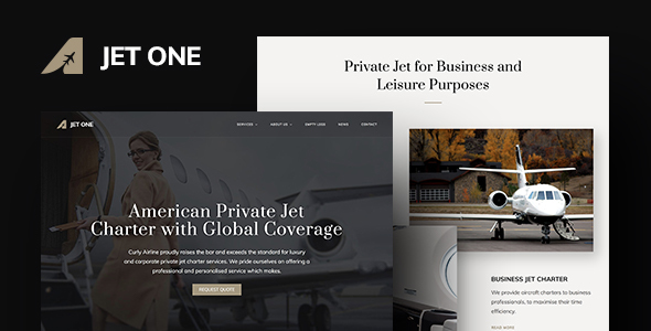 Looking for a sleek and professional WordPress theme for your aviation business? Look no further than the Jet One Private Airline WordPress Theme. This premium theme is designed to cater to private airlines