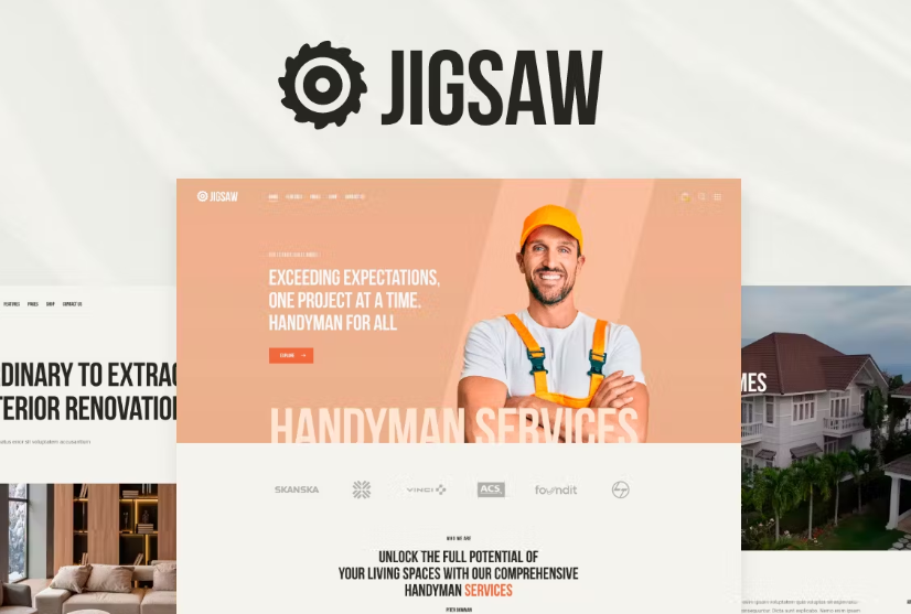 Discover Jigsaw – the ultimate Building  Construction WordPress Theme! With stunning designs