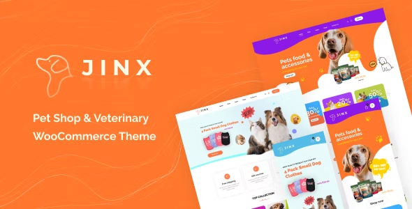 Unlock an amazing pet shop  veterinary WooCommerce theme with Jinx! Enjoy versatile design