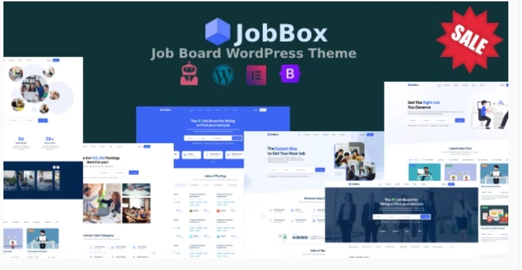 JobBox is a job board WordPress Theme. It is a neat