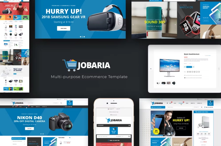 Jobaria is fully responsive and easy to customize