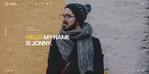 Jonny. - Modern Portfolio  Personal Template. Jonny is suitable for personal