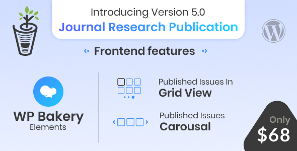 “Journal Research Publication” – A Wordpress Plugin Specially Designed for Creating Research Publication House Websites.