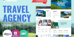 Journeo is an outstanding WordPress theme for presenting tourism services. With the theme you will create a profitable site for travel