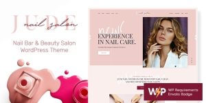 Jude is a fresh  clean WordPress Theme created especially for stylish Nail Bar