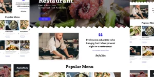 Julia is a seafood restaurant WordPress theme. It's build-up with Elementor page builder. It's usually used for any kind of restaurant and seafood-related business. Julia's theme is so fast and all pages and images are optimized. If you find a restaurant WordPress theme or seafood WordPress theme