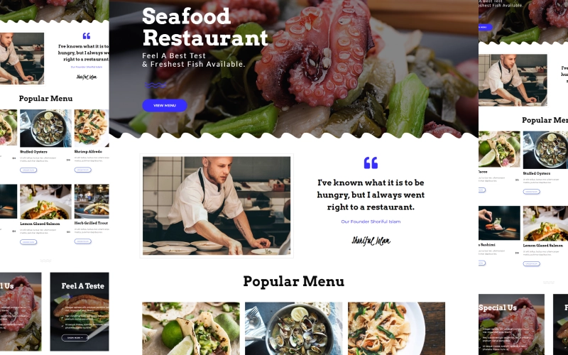 Julia is a seafood restaurant WordPress theme. It's build-up with Elementor page builder. It's usually used for any kind of restaurant and seafood-related business. Julia's theme is so fast and all pages and images are optimized. If you find a restaurant WordPress theme or seafood WordPress theme