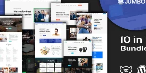 Jumboo Multipurpose Responsive Landing Pages WordPress Theme Bundle is packed with 10 THEMES! Each theme in this template is packages separately for your convenience. When you setup Jumboo