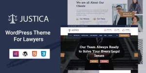 Justica - Responsive Justice Firm WordPress Theme