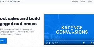 Kadence Conversions Boost sales and build engaged audiences The only no-code WordPress block tool to create lightweight popups