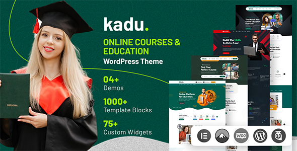 Introducing the Kadu - Online Courses  Education WordPress Theme! If you’re on the hunt for a robust and stylish theme designed specifically for educational institutions