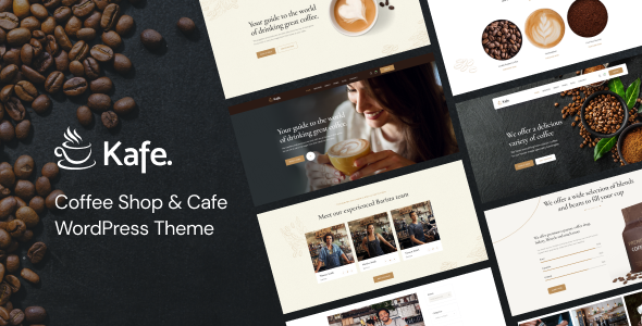 Kafe is a Coffee WordPress theme that helps you to create a coffee company or a coffee shop website with ease. It will help you launch the website in a beat! The theme includes a lot of practical features and elements ideal for the coffee industry.