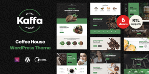 Get Kaffa - Coffee House WordPress Theme from Bevaultx! Boost your café's online appeal with elegant design